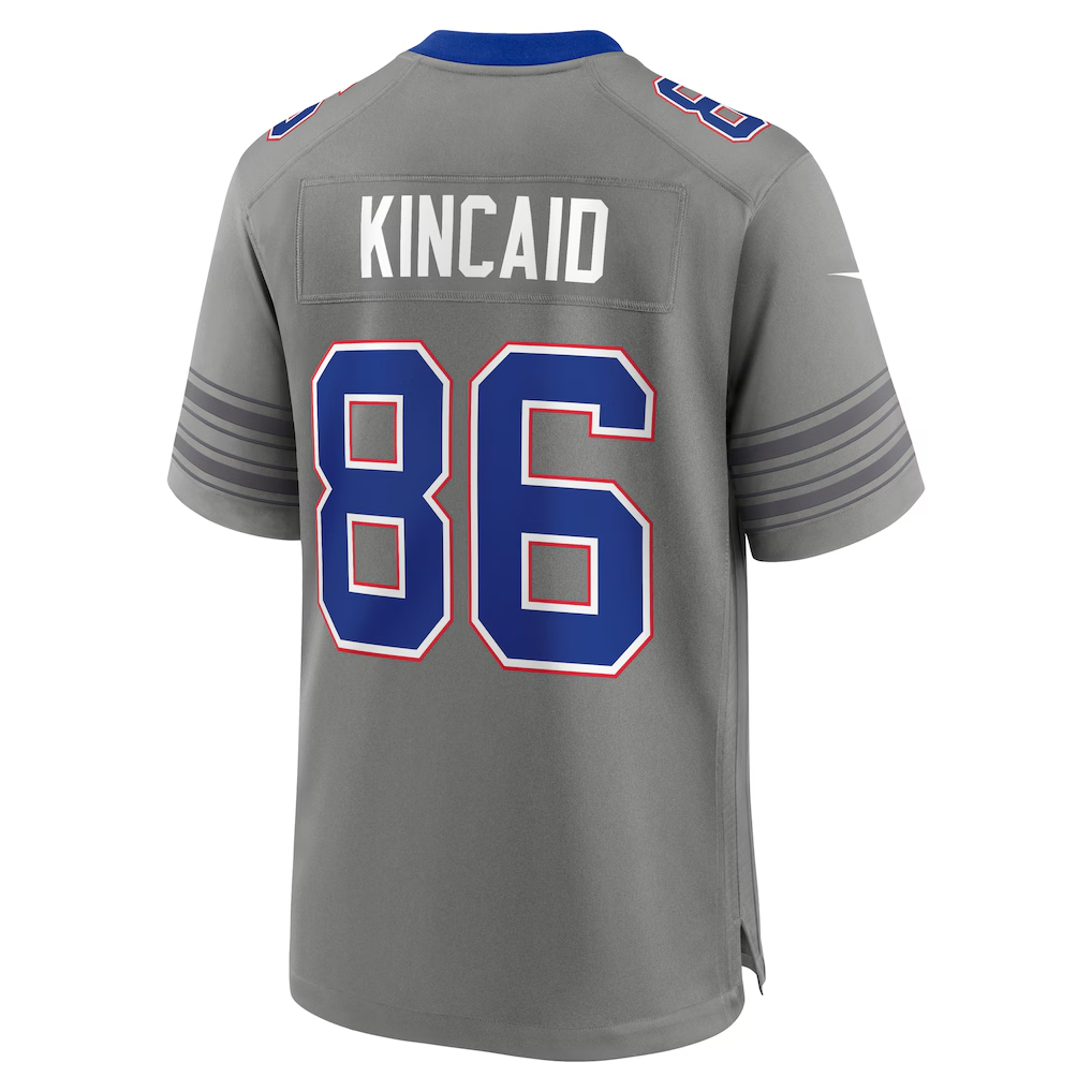 Buffalo Bills Dalton Kincaid Gray Nickel City Game Jersey | Lightweight Fan Gear