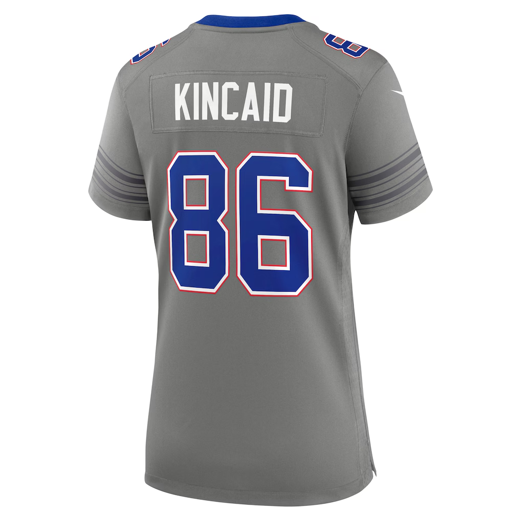 Buffalo Bills Dalton Kincaid Gray Nickel City Game Jersey | Lightweight Fan Gear