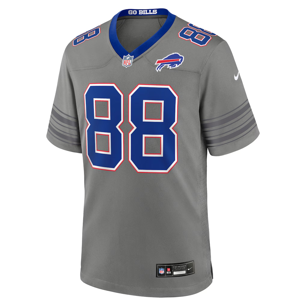 Buffalo Bills Dawson Knox Gray Nickel City Game Jersey | Lightweight Fan Gear