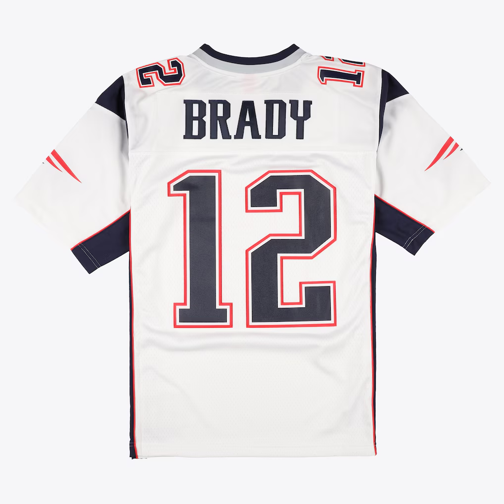 New England Patriots Tom Brady Legacy Replica Jersey | Stitched Twill Appliques