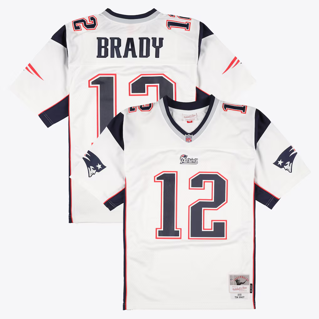 New England Patriots Tom Brady Legacy Replica Jersey | Stitched Twill Appliques