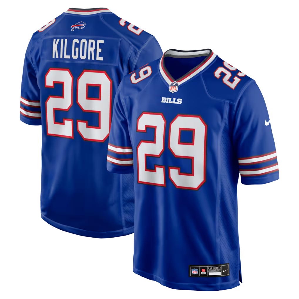 Jalon Kilgore Buffalo Bills Game Jersey - Royal Blue NFL Shirt