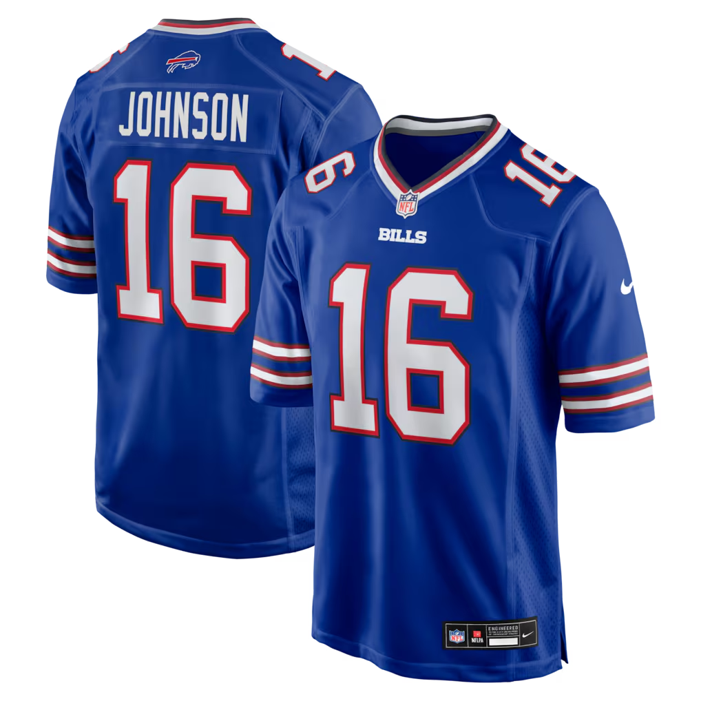 Xavier Johnson Buffalo Bills Game Jersey - Royal Blue NFL Fan Apparel