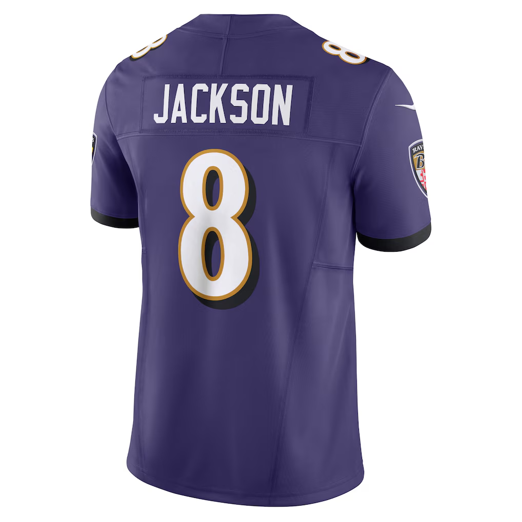 Lamar Jackson Jersey Back