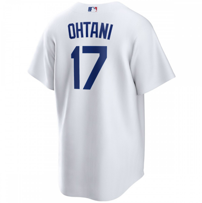 Shohei Ohtani Home Replica Jersey Back