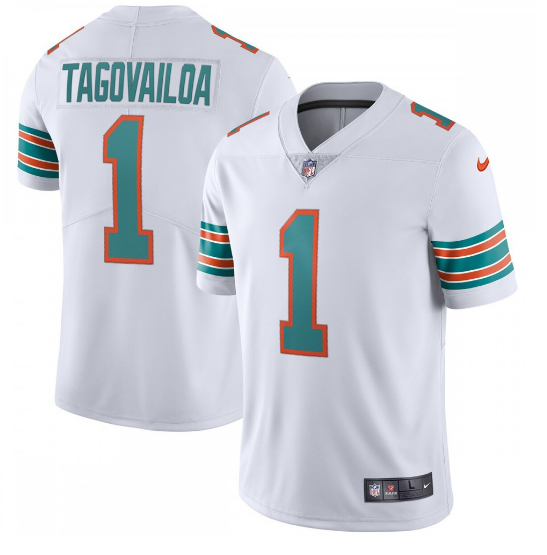 Tua Tagovailoa Miami Dolphins 2nd Alternate Vapor Limited Jersey - White