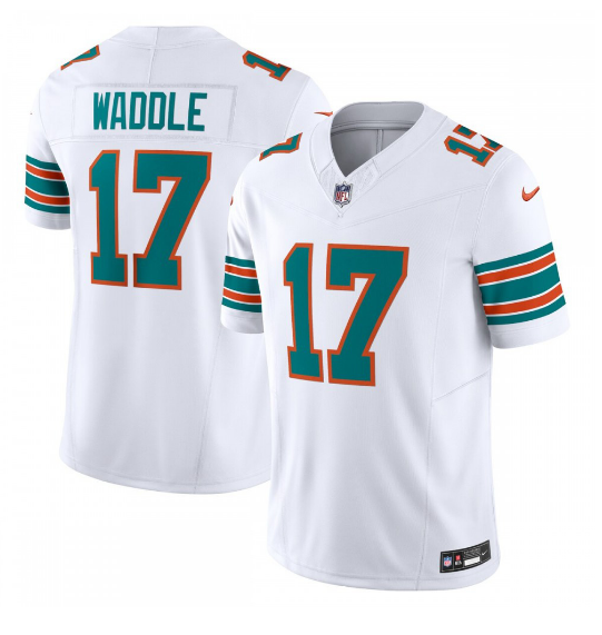 Jaylen Waddle Miami Dolphins Vapor F.U.S.E. Limited Jersey - White