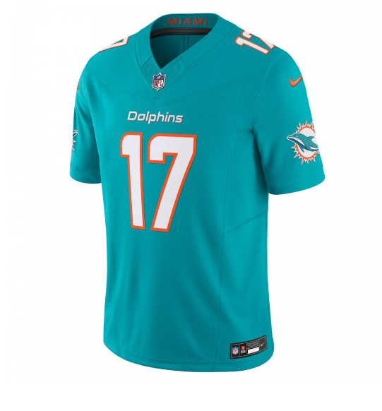 Jaylen Waddle Miami Dolphins Vapor F.U.S.E. Limited Jersey - Aqua