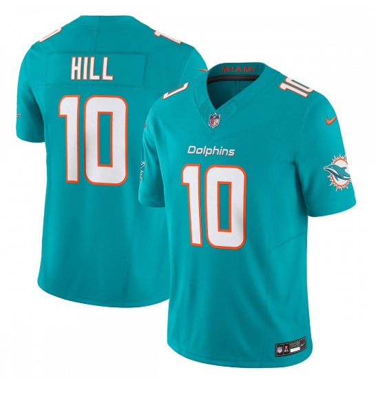 Tyreek Hill Miami Dolphins Vapor F.U.S.E. Limited Jersey - Aqua