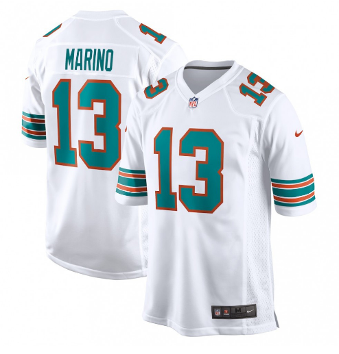 Dan Marino Miami Dolphins Retired Player Jersey - White