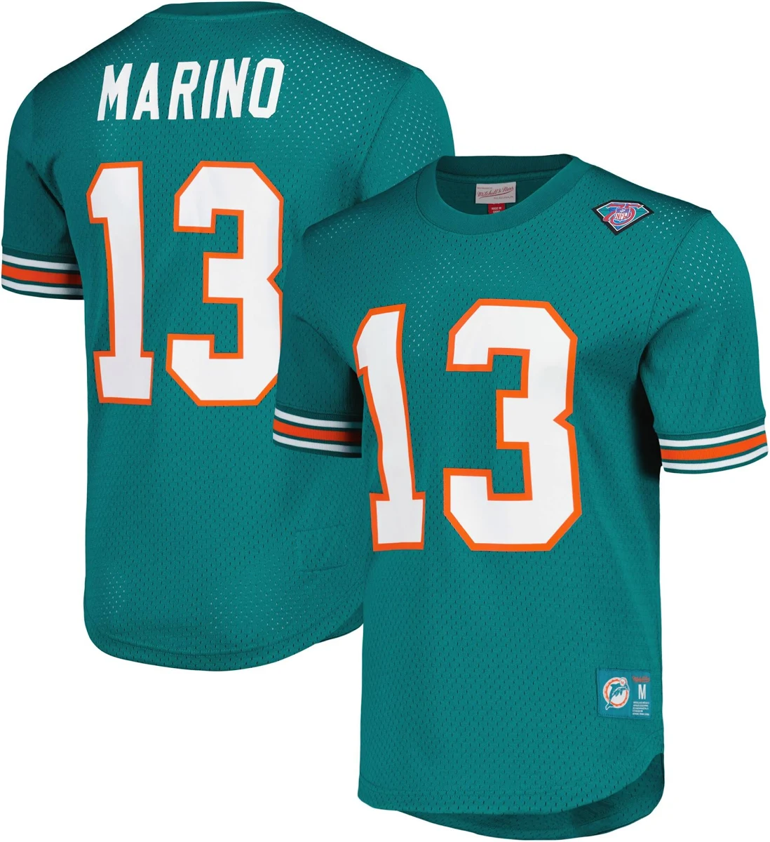 Dan Marino Miami Dolphins Retired Player Jersey - Aqua