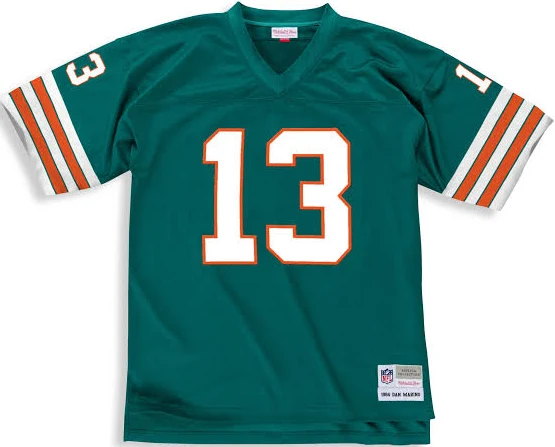 Dan Marino Miami Dolphins Retired Player Jersey - Aqua