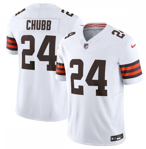 Nick Chubb Cleveland Browns Vapor F.U.S.E. Limited Jersey - White