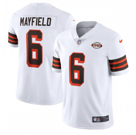 Baker Mayfield Cleveland Browns 1946 Collection Alternate Vapor Limited Jersey - White