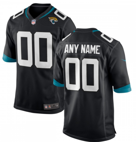 Jacksonville Jaguars Custom Game Jersey - Black