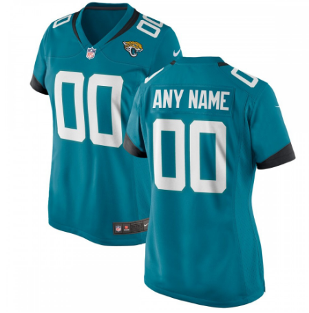 Jacksonville Jaguars Women's Alternate Custom Jersey - Teal