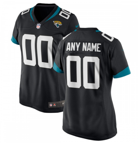 Jacksonville Jaguars Women's Custom Jersey - Black