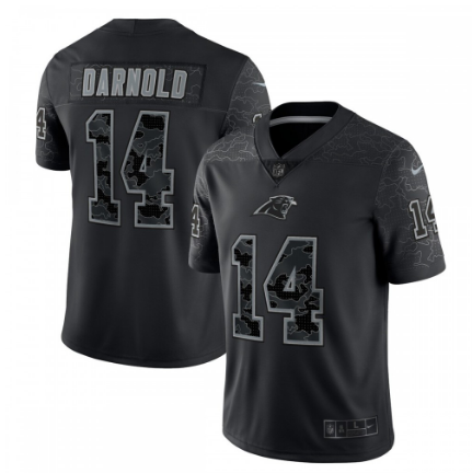 Sam Darnold Carolina Panthers RFLCTV Limited Jersey - Black