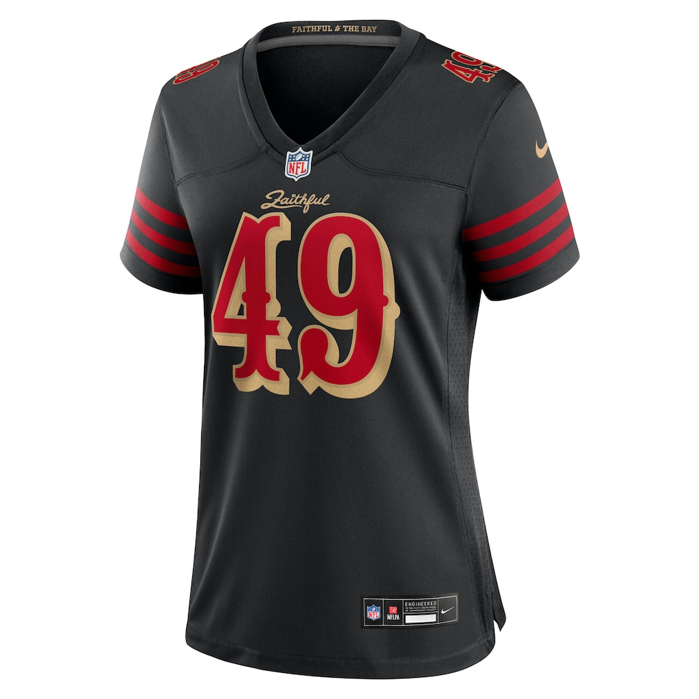 The Faithful San Francisco 49ers Women's 2025 Rivalries Collection Game Jersey - Black