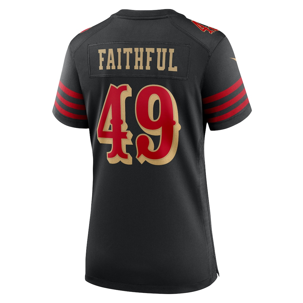 The Faithful San Francisco 49ers Women's 2025 Rivalries Collection Game Jersey - Black