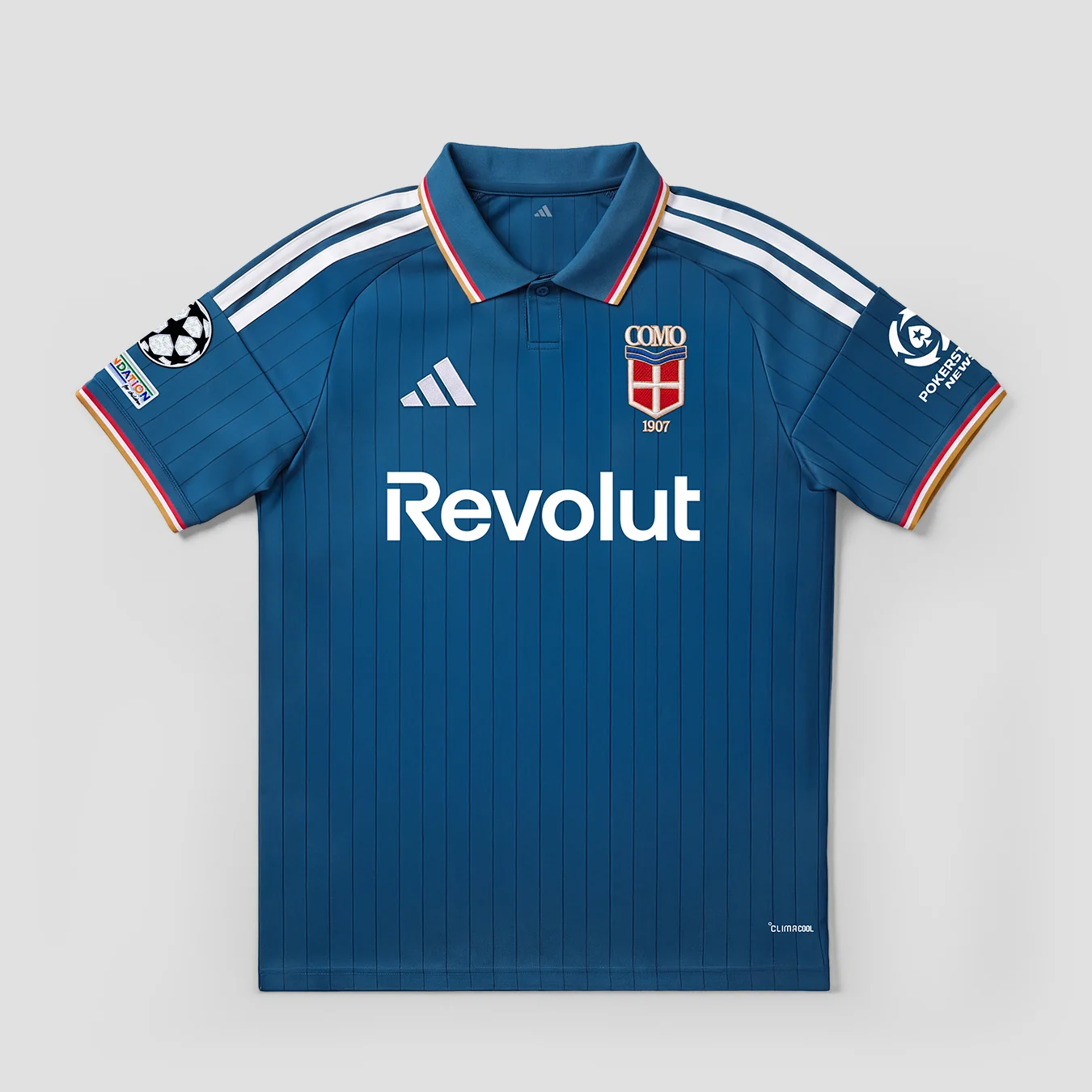 Como 1907 2026/27 Home Men Jersey - Lake Blue Soccer Shirt