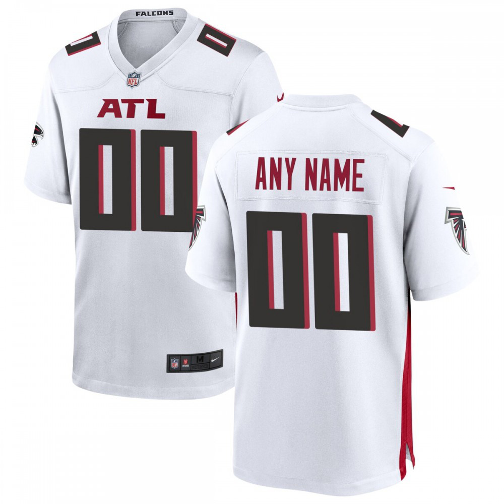Atlanta Falcons Custom Game Jersey - White