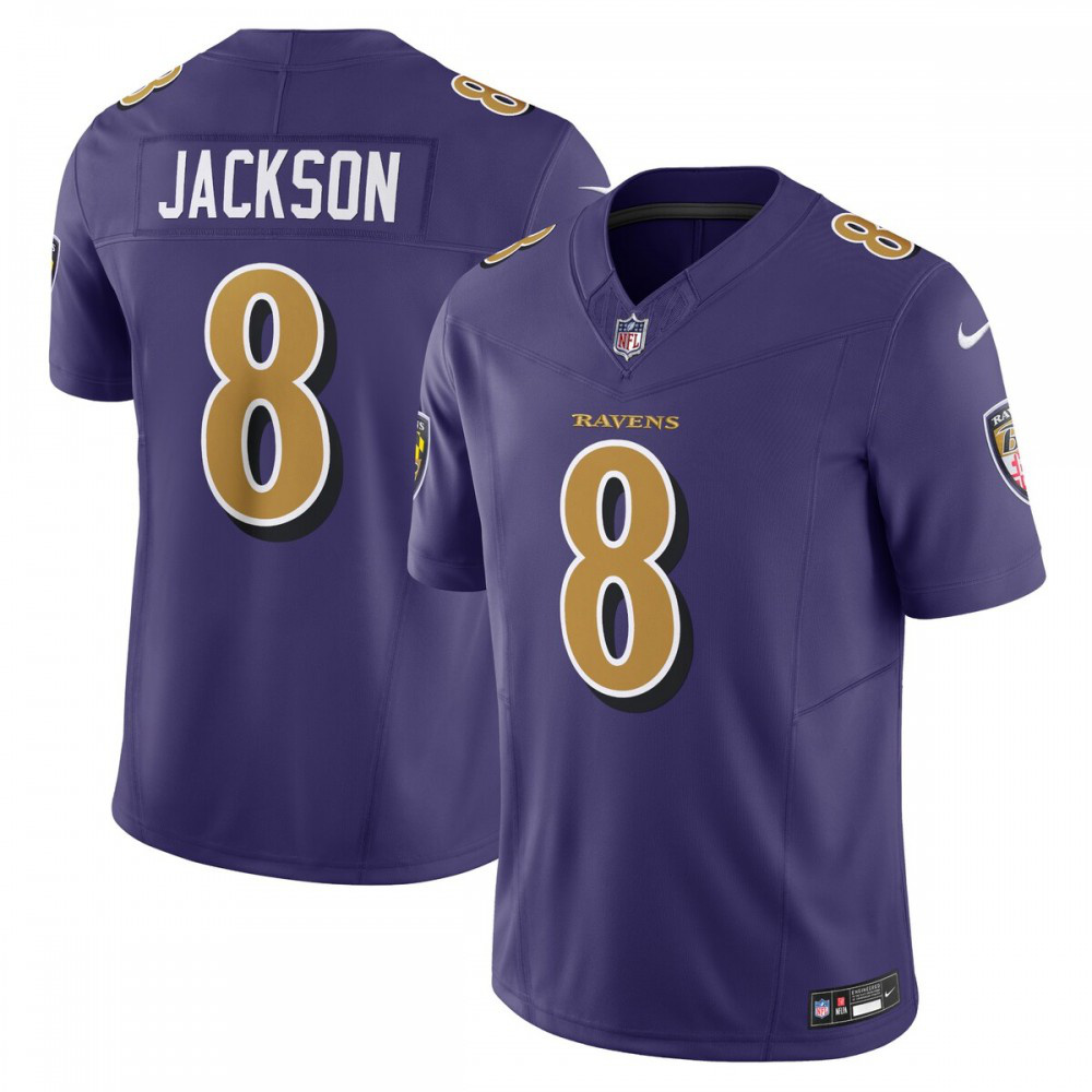Lamar Jackson Baltimore Ravens Vapor F.U.S.E. Limited Alternate Jersey - Purple