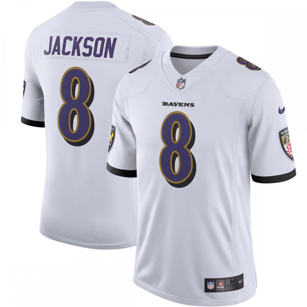 Lamar Jackson Baltimore Ravens Vapor Limited Jersey - White