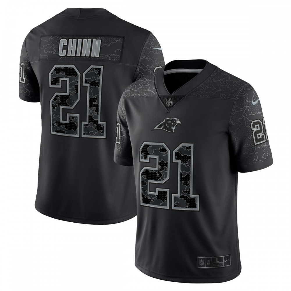 Jeremy Chinn Carolina Panthers RFLCTV Limited Jersey - Black