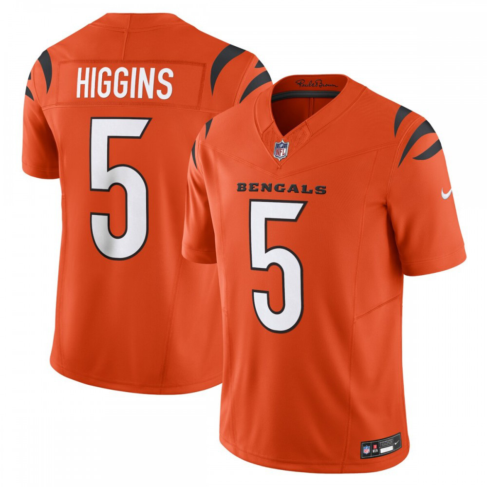 Tee Higgins Cincinnati Bengals Vapor F.U.S.E. Limited Alternate 1 Jersey - Orange