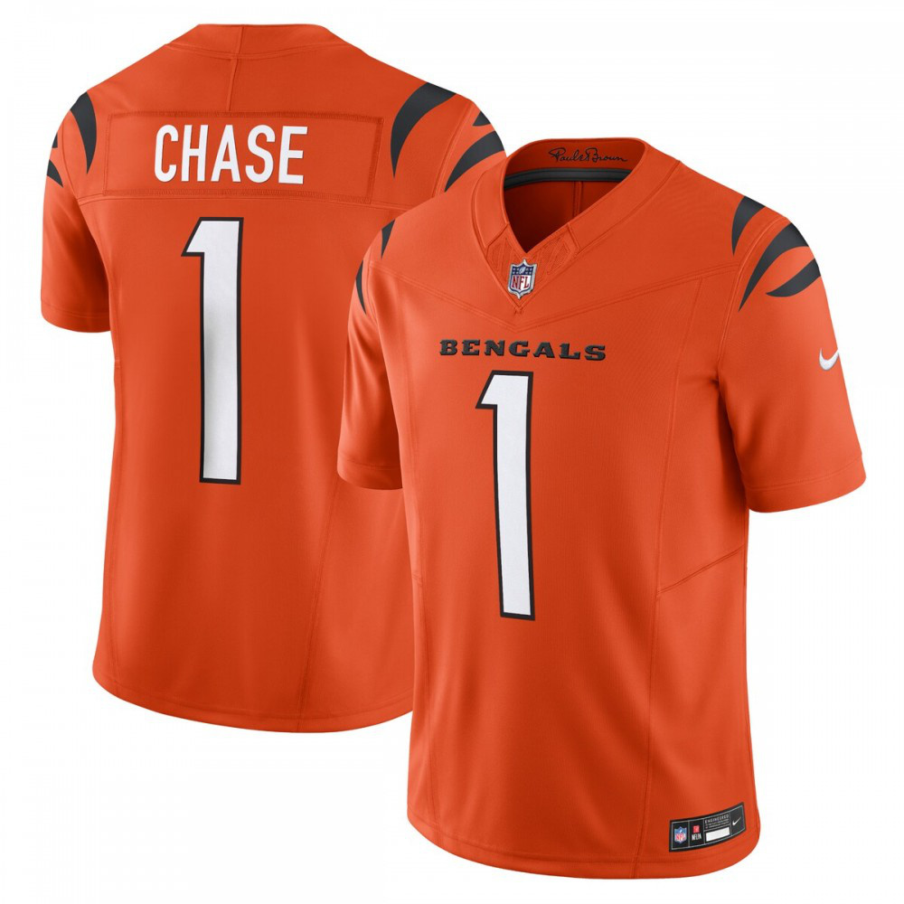 Ja'Marr Chase Cincinnati Bengals Alternate Vapor Limited Jersey - Orange
