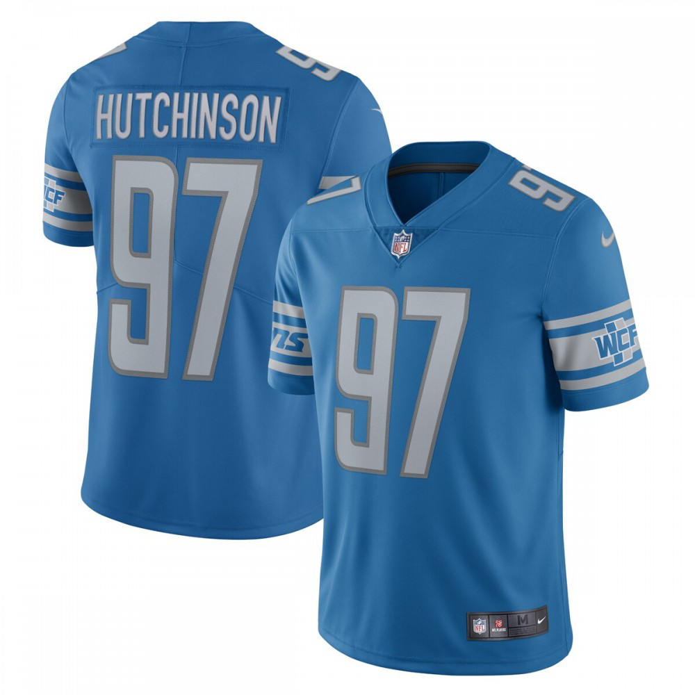 Aidan Hutchinson Detroit Lions Team Vapor Limited Jersey - Blue