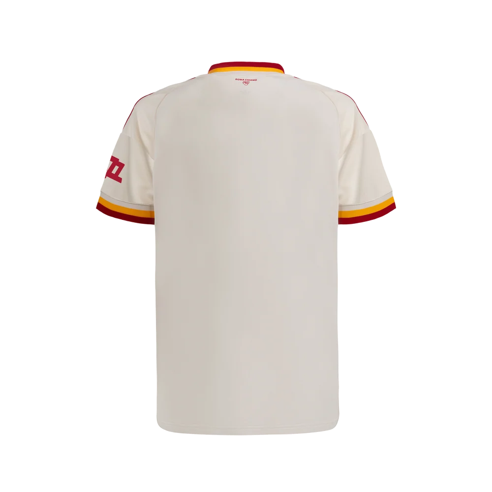 AS Roma 2026/27 Away Unisex Jersey - Off-White Soccer Shirt