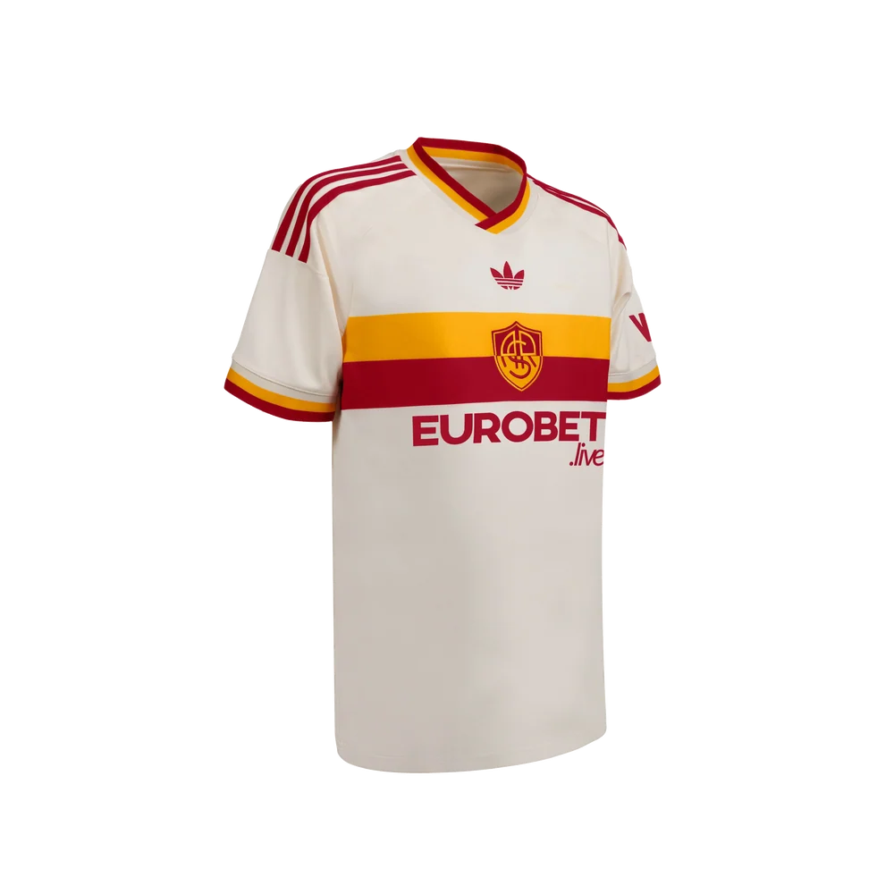 AS Roma 2026/27 Away Unisex Jersey - Off-White Soccer Shirt