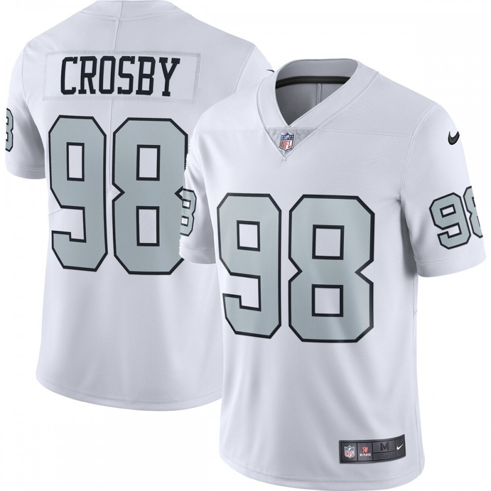 Maxx Crosby Las Vegas Raiders Alternate Vapor Limited Jersey - White