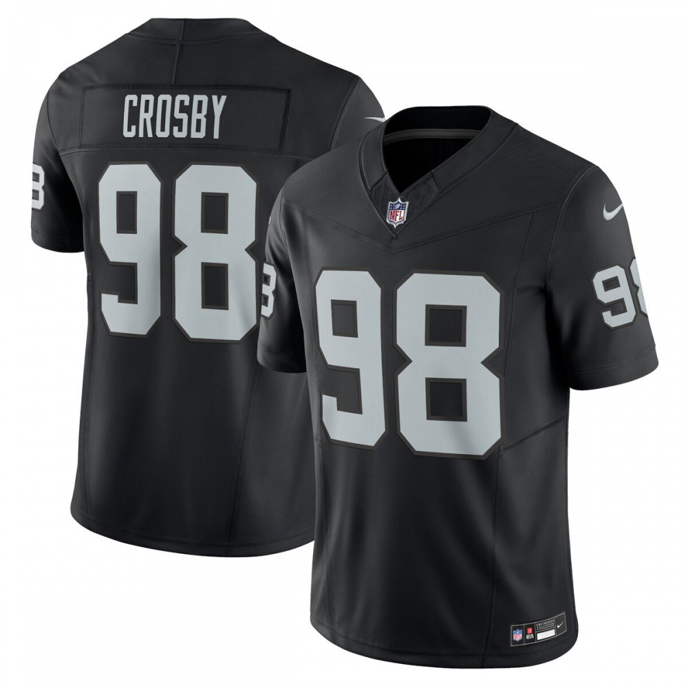 Maxx Crosby Las Vegas Raiders Vapor F.U.S.E. Limited Jersey - Black