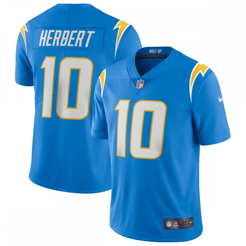 Justin Herbert Los Angeles Chargers Vapor F.U.S.E. Limited Jersey - Powder Blue