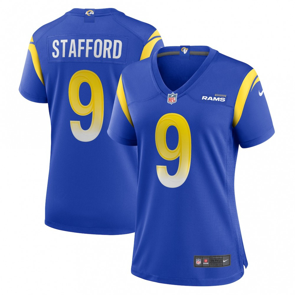 Matthew Stafford Los Angeles Rams Women's Player Jersey - Royal