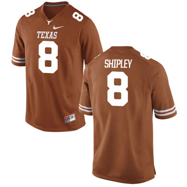 Texas Longhorns #8 Jordan Shipley Youth(Kids) Jersey - Orange