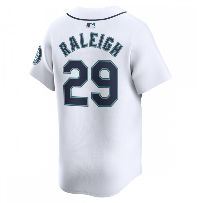 Cal Raleigh Home Limited Jersey Back