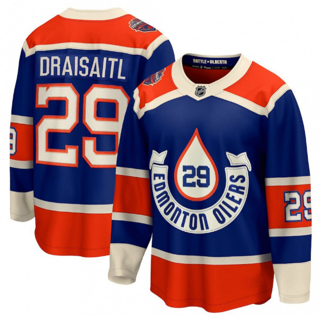 Leon Draisaitl Heritage Classic Jersey Front