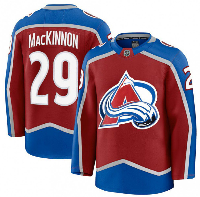 Nathan MacKinnon Colorado Avalanche Home Jersey Front