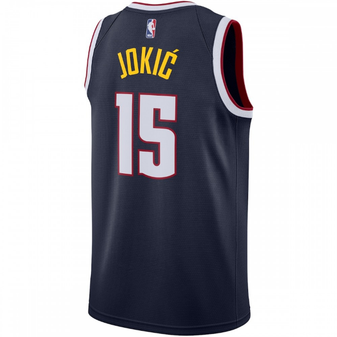 Nikola Jokic Denver Nuggets Replica Swingman Jersey Back