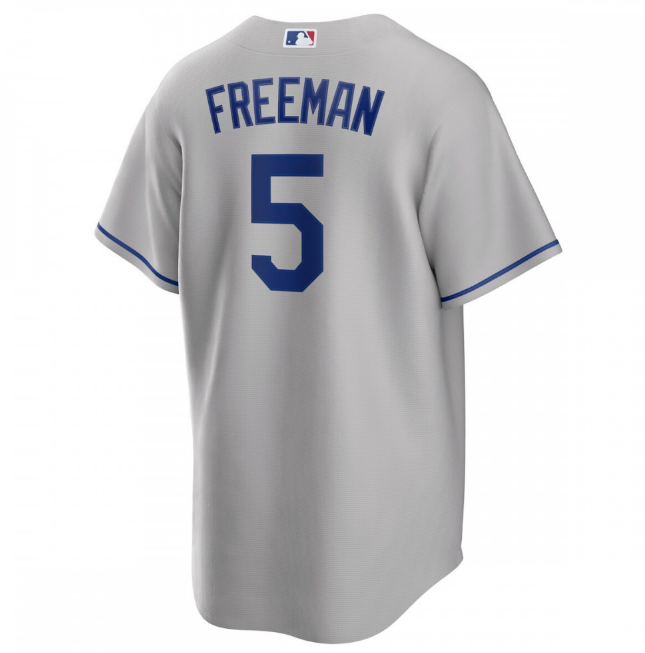 Freddie Freeman Road Replica Jersey Back