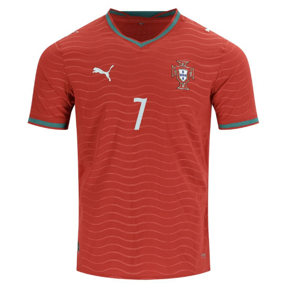 Portugal Ronaldo Home Jersey Front