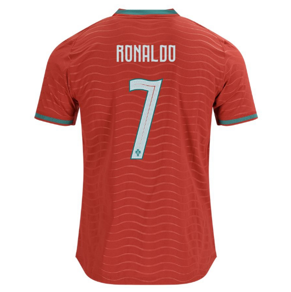 Portugal Ronaldo Home Jersey Back