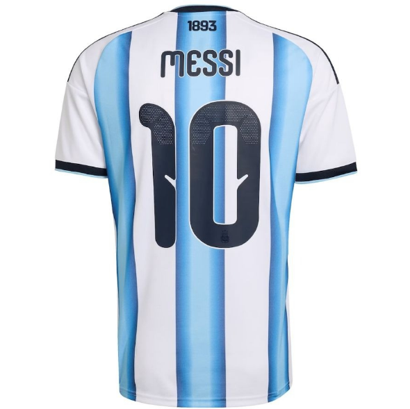 Argentina Messi Home Jersey Back