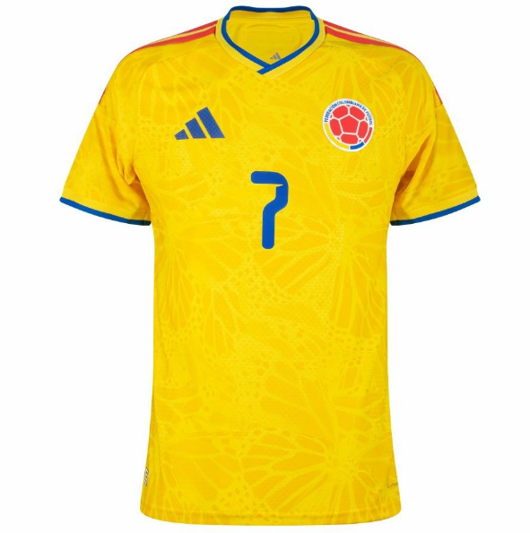 Colombia Luis Diaz Home Jersey Front