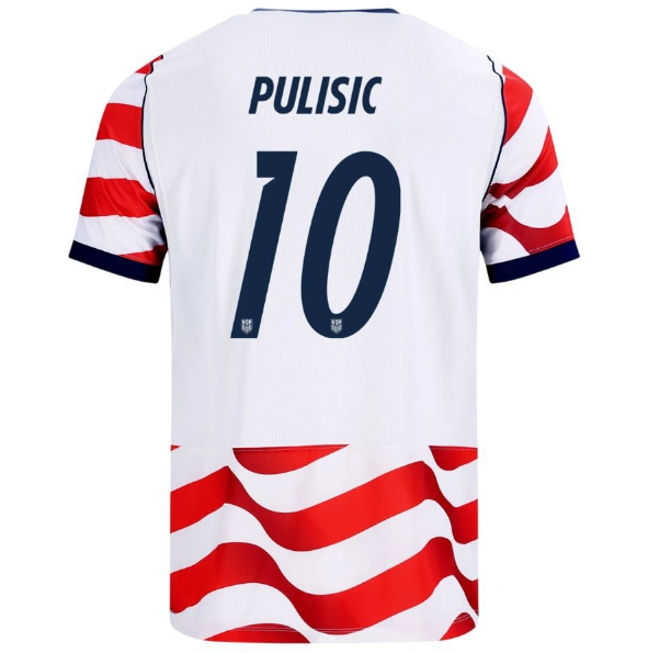 USA Pulisic Home Jersey Back