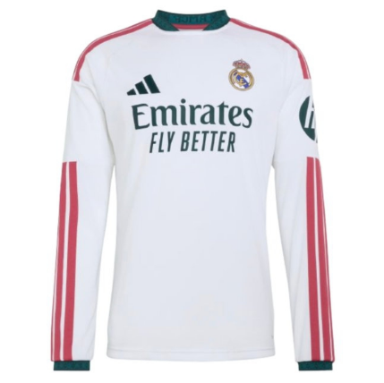 Real Madrid Long Sleeve Home Shirt Front